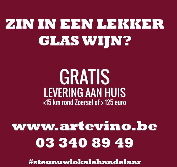 insta artevino gratis levering aan huis