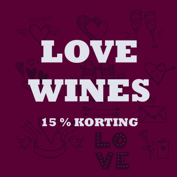 LOVE WINES 15 PROCENT KORTING