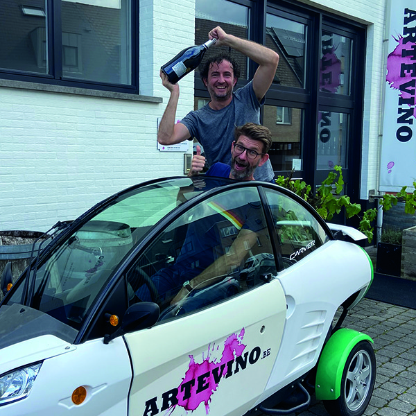 Steven en Frank in Carver