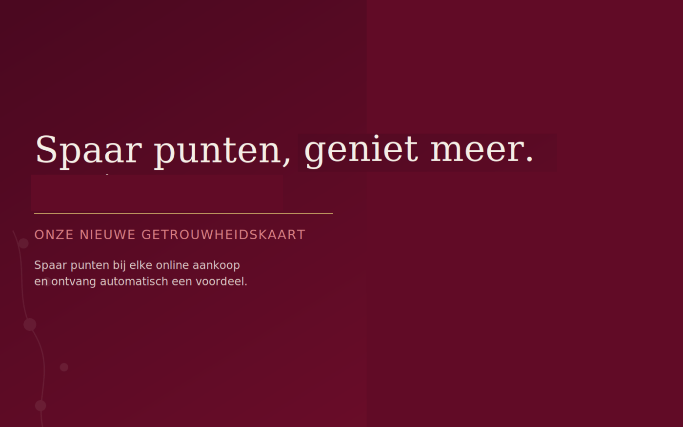 Onze Getrouwheidskaart